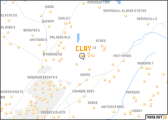 map of Clay