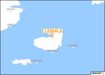 map of Cleadale