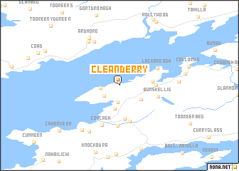 map of Cleanderry