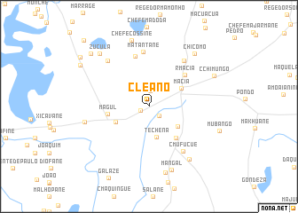 map of C. Leano