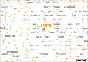 map of Cléante