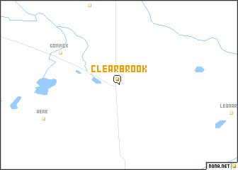 map of Clearbrook