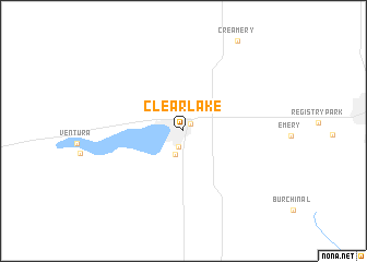 map of Clear Lake