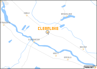 map of Clear Lake