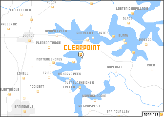 map of Clear Point