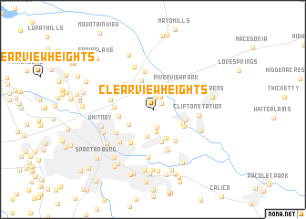 map of Clearview Heights