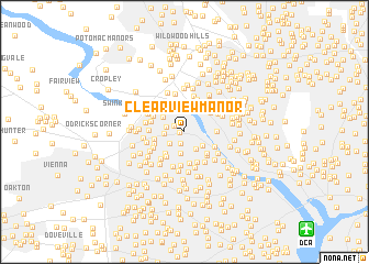 map of Clearview Manor
