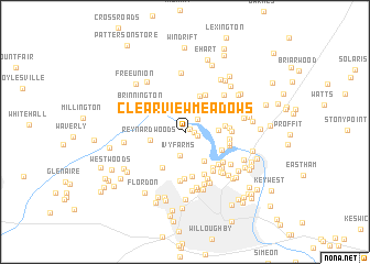 map of Clearview Meadows