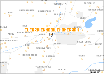 map of Clearview Mobile Home Park