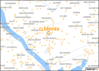 map of Clearview