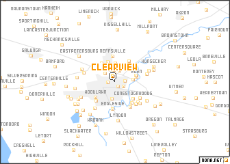 map of Clearview