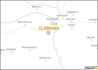 map of Clearview