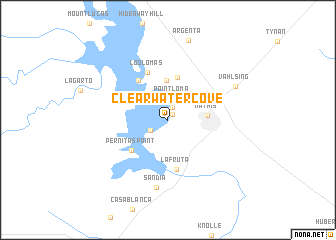 map of Clearwater Cove