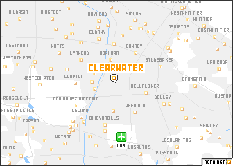 map of Clearwater