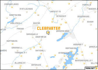 map of Clearwater