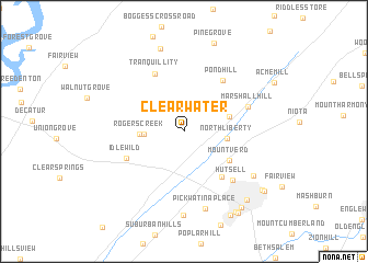 map of Clearwater