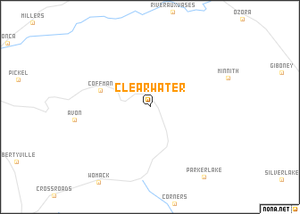 map of Clearwater