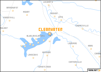 map of Clearwater