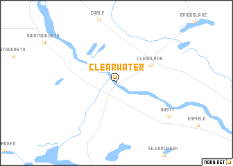 map of Clearwater