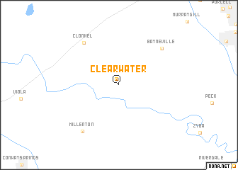 map of Clearwater