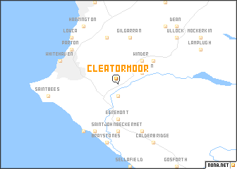 map of Cleator Moor