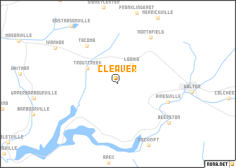 map of Cleaver
