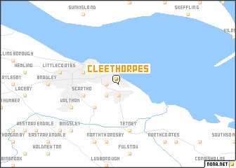 map of Cleethorpes