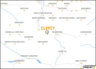 map of Clefcy