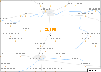 map of Clefs