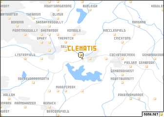 map of Clematis