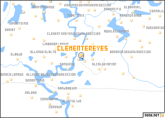 map of Clemente Reyes