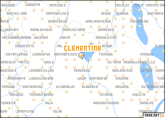 map of Clementina