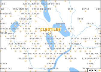 map of Cleotilde