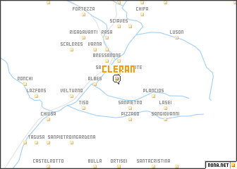 map of Cleran