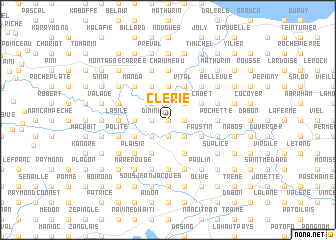 map of Clérie