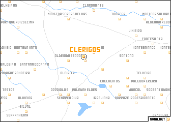 map of Clérigos