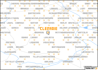 map of Clermaie