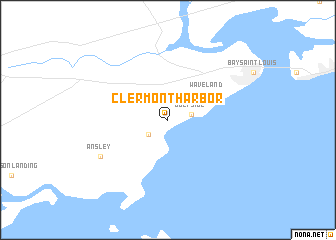 map of Clermont Harbor