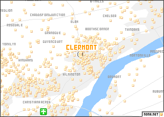 map of Clermont