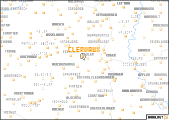 map of Clervaux