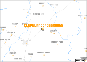 map of Cleveland Crossroads