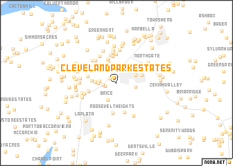 map of Cleveland Park Estates