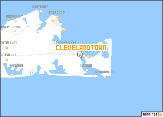 map of Clevelandtown
