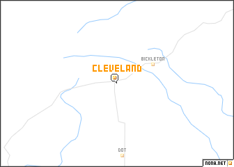 map of Cleveland