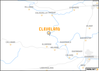 map of Cleveland