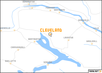 map of Cleveland