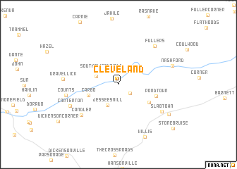 map of Cleveland