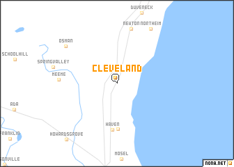 map of Cleveland