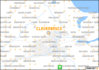 map of Cleverbrück