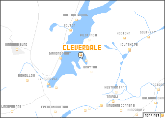 map of Cleverdale